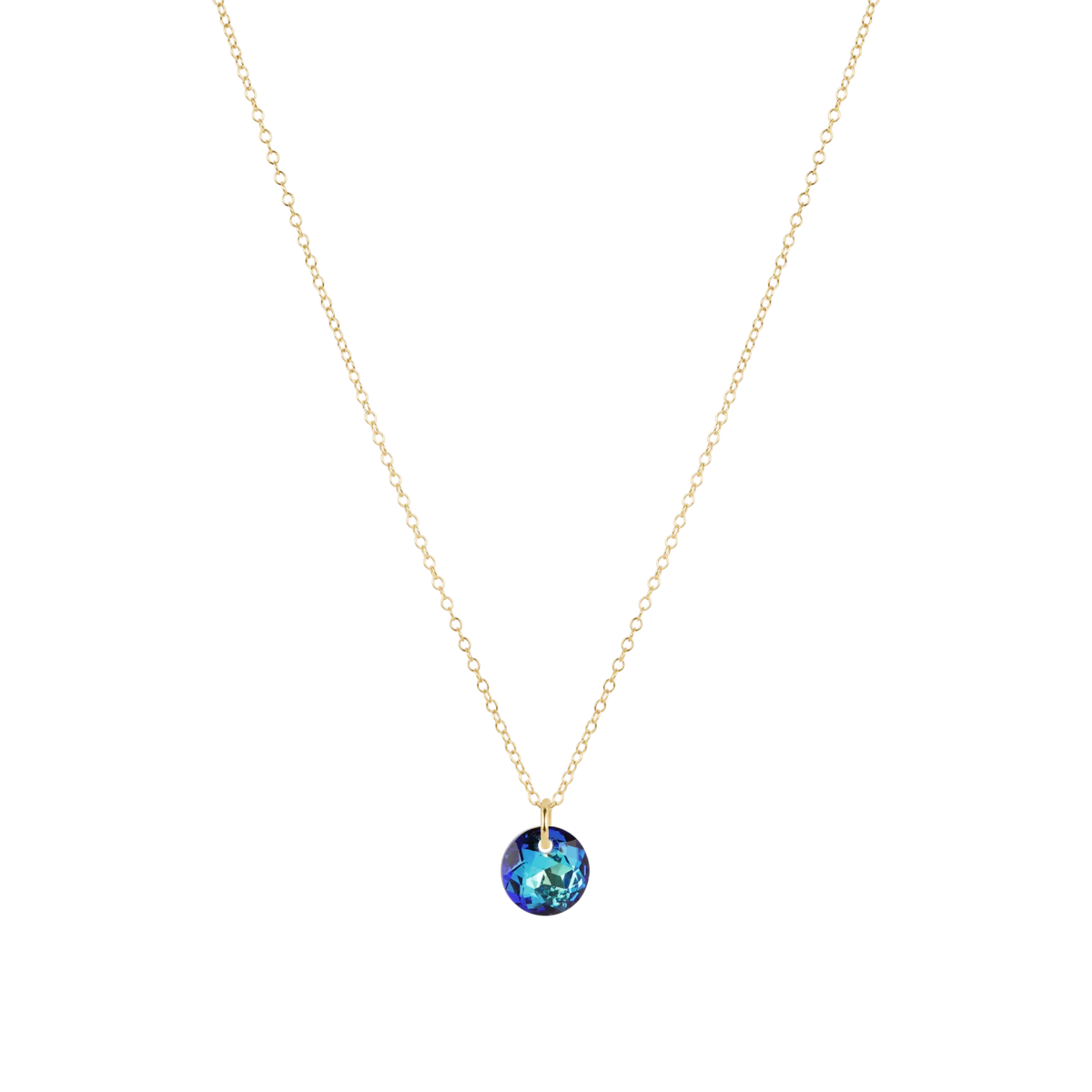 ENewton/ 16" Necklace Gold-Reflection Small Charm-12