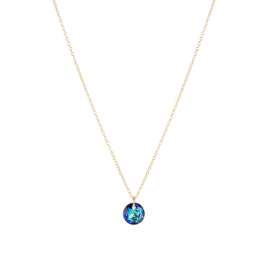 ENewton/ 16" Necklace Gold-Reflection Small Charm-12