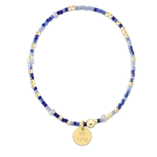EGirl/ Hope Unwritten Bracelet-Is A Smurf's Butt Blue? Be You Small Gold Disc