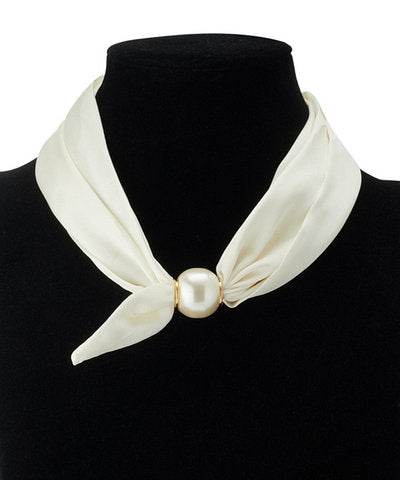 The Scottie Solid Scarf Necklace