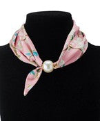 The Paloma Printed Scarf Necklace