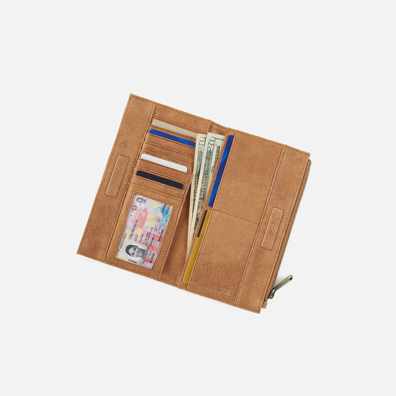 HOBO/ The Jill Large Bifold Wallet/ Whiskey