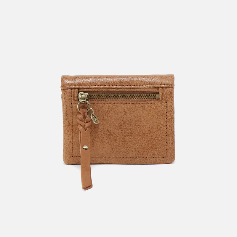HOBO/ The Lumen Mini Wallet/ Buffed Leather Whiskey