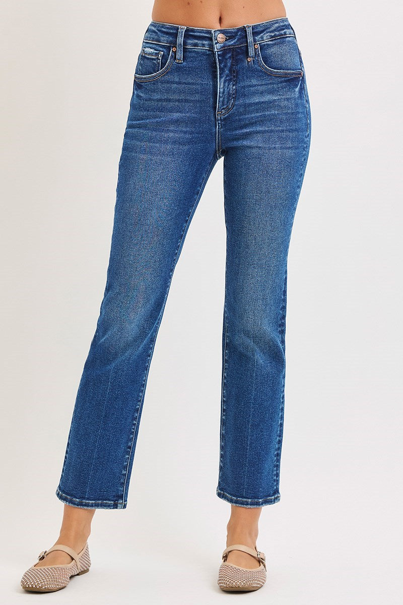 Risen/ TC HR Crop Straight Jean