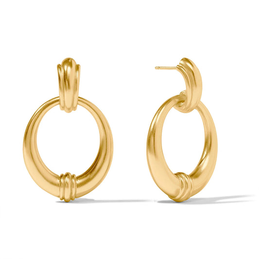 Julie Vos/ Portofino Doorknocker Earring/ Gold
