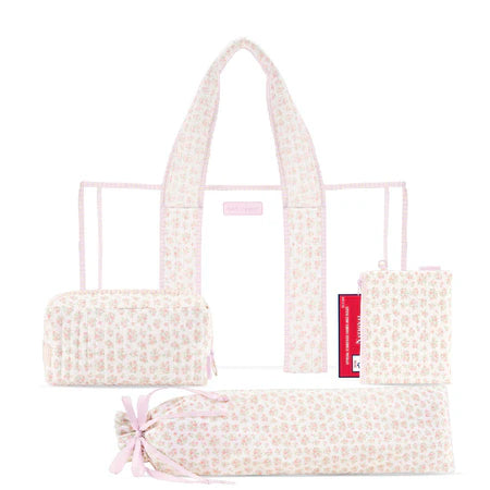 Case-Mate/ Mahjong Jelly Tote Set/ Quilted Ditsy Floral