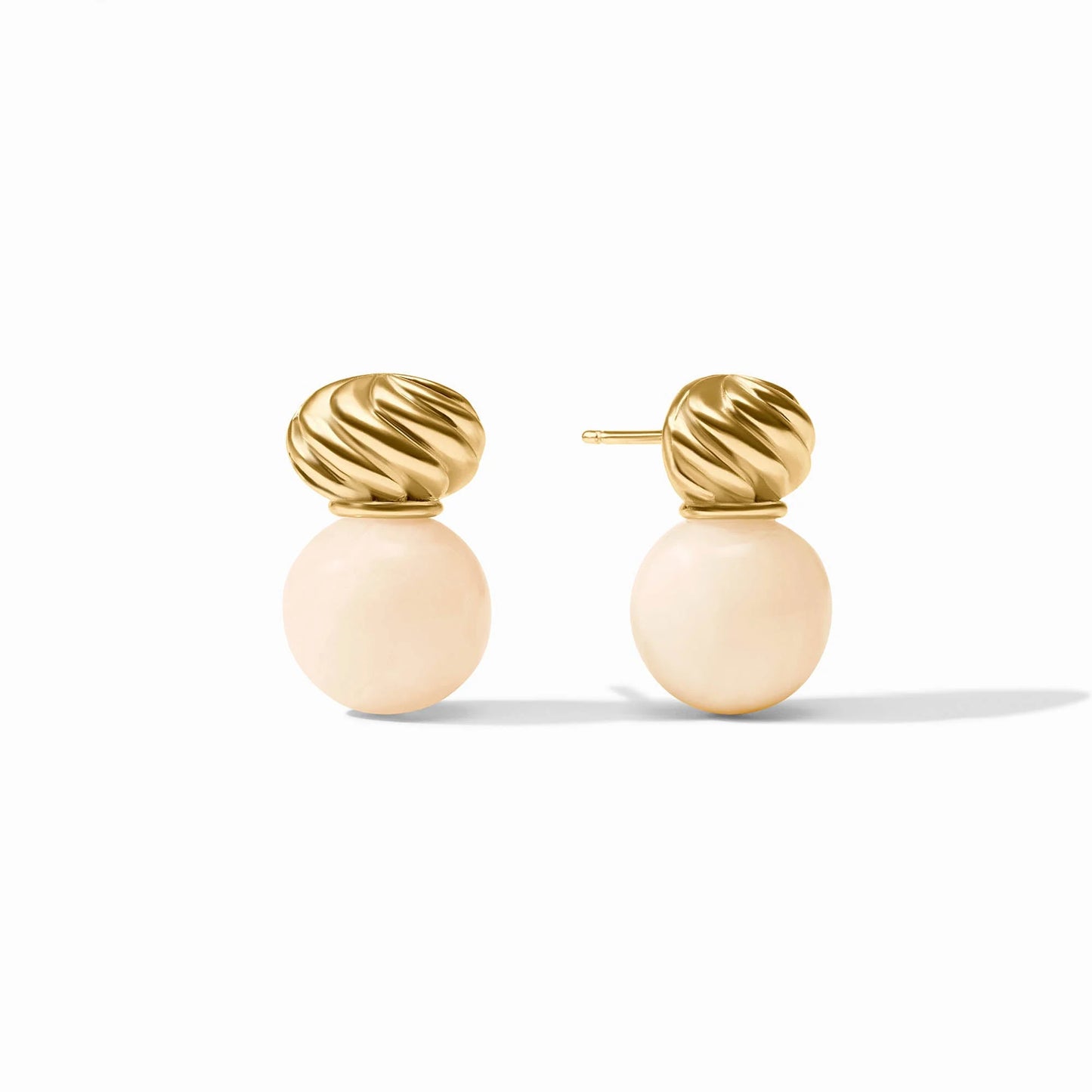 Julie Vos/ Ravello Midi Earring/ Ivory
