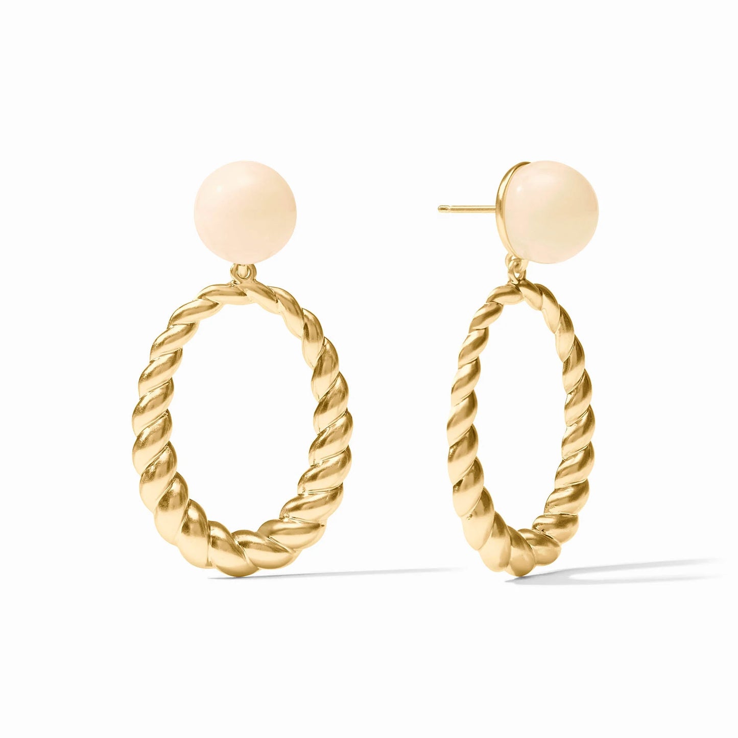 Julie Vos/ Ravello Statement Earring/ Ivory