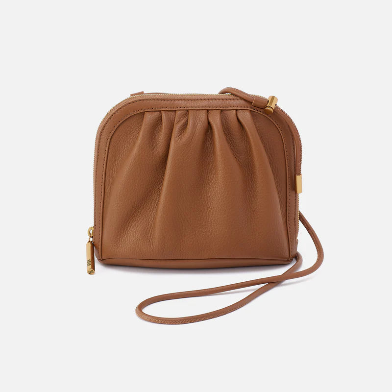 HOBO/ The Isabelle Crossbody/ Pebbled Leather Timber Brown