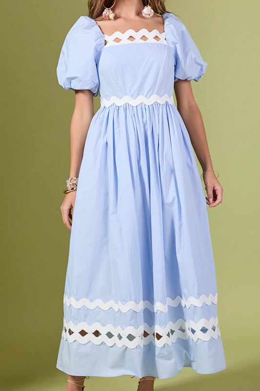 The Stephene Scallop Dress/ FINAL SALE