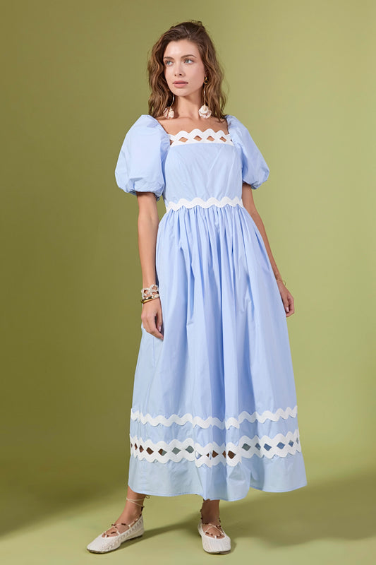 The Stephene Scallop Dress/ FINAL SALE