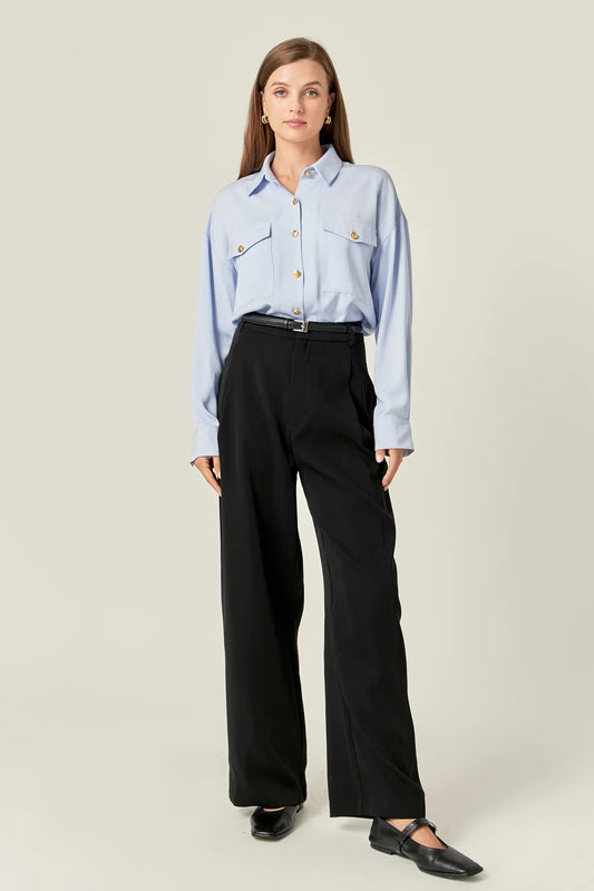 The Barlee Button Down Blouse