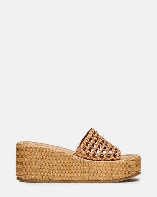 Steve Madden/ The Brandy Platform/ Raffia