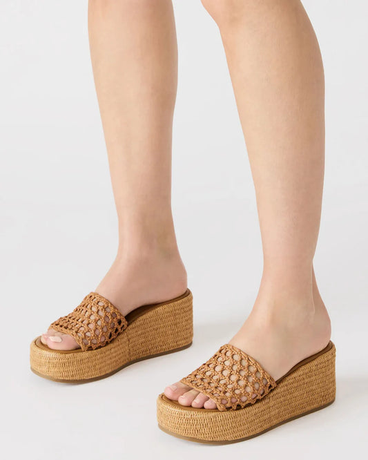 Steve Madden/ The Brandy Platform/ Raffia