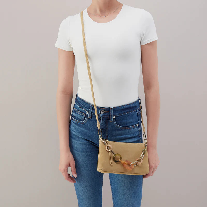 HOBO/ The Darcy Crossbody w/ Charm/ Twilight Fern