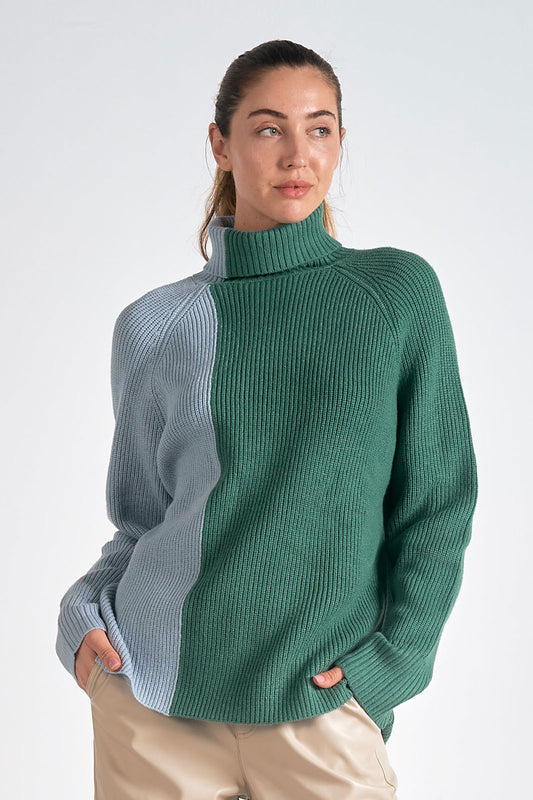 The Calista Colorblock Sweater