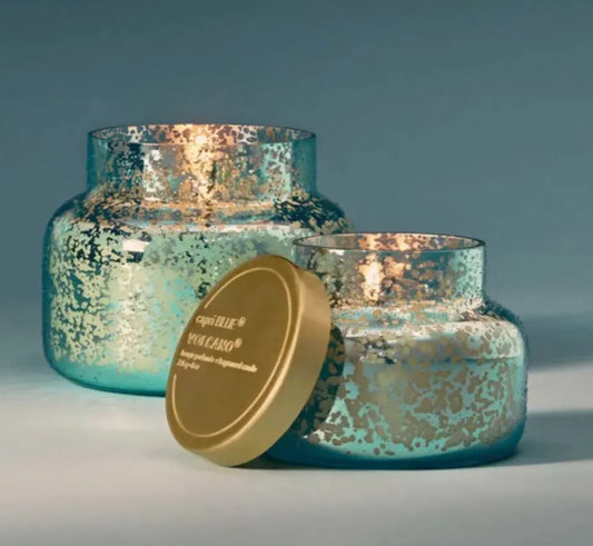 Capri Blue/ Volcano/ Aqua Opaline Signature Jar
