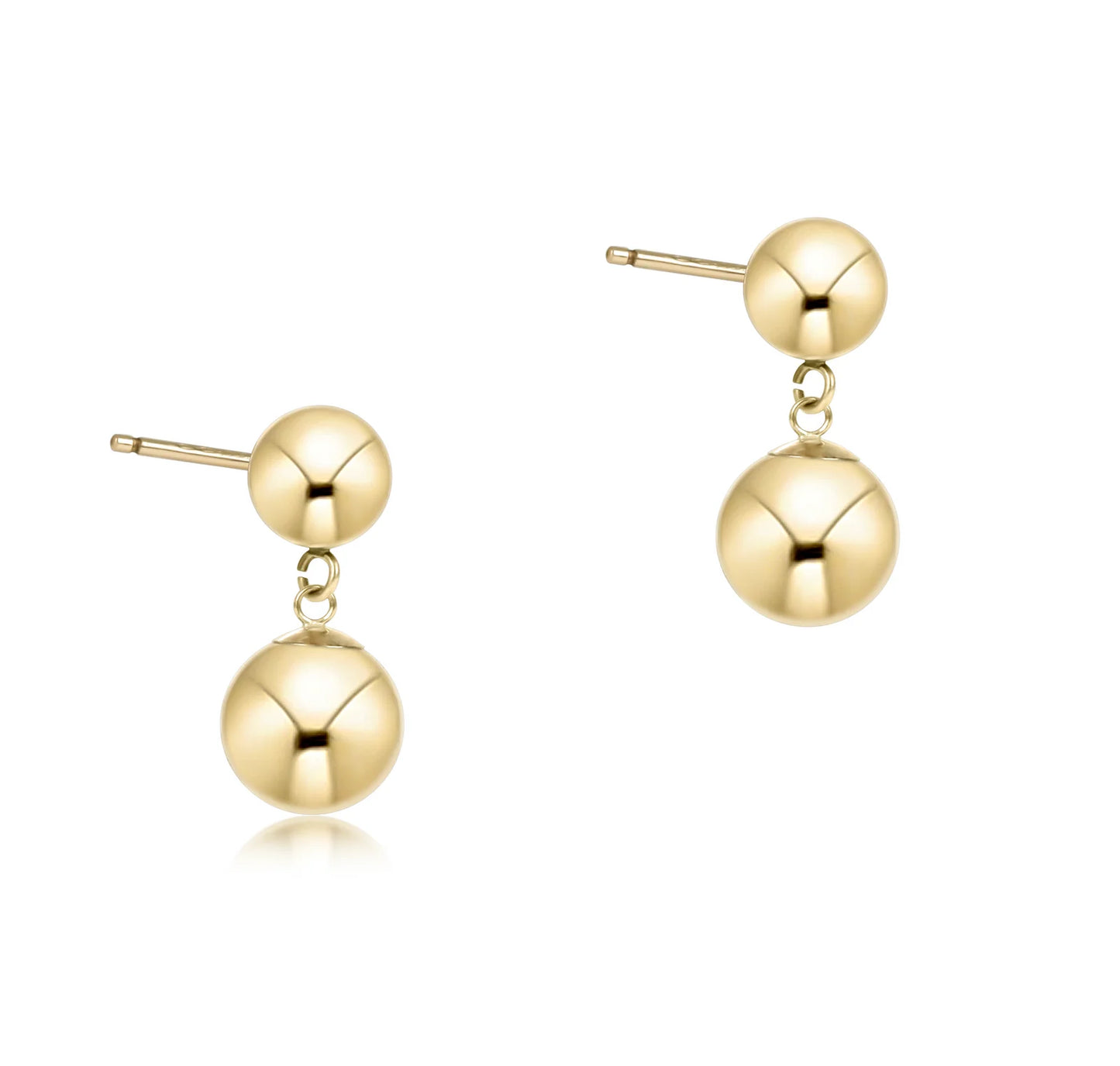 ENewton/ Classic 10mm Ball Drop Stud-Gold