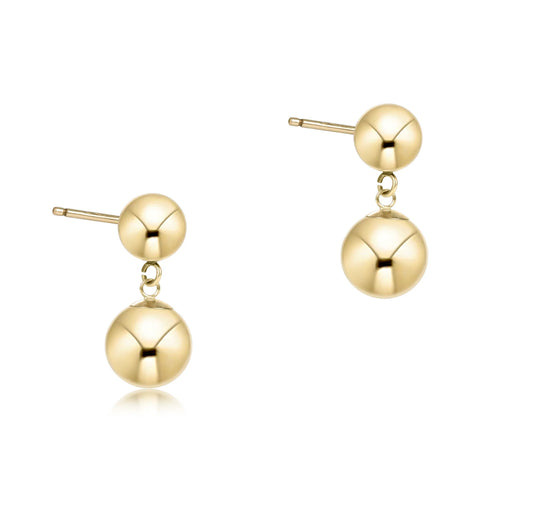 ENewton/ Classic 10mm Ball Drop Stud-Gold