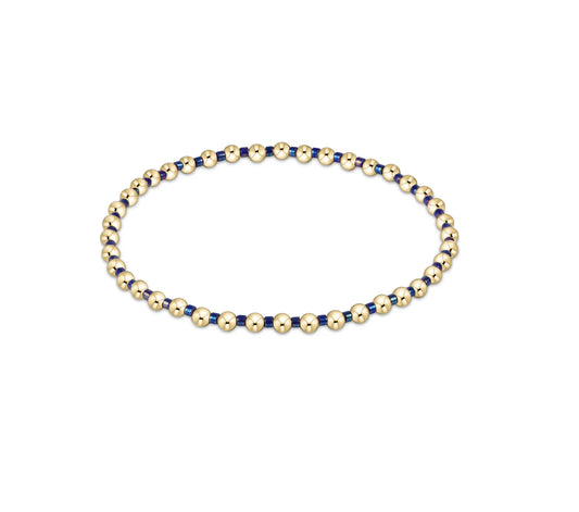 ENewton/ Hope Grateful Bracelet-Blue Metallic