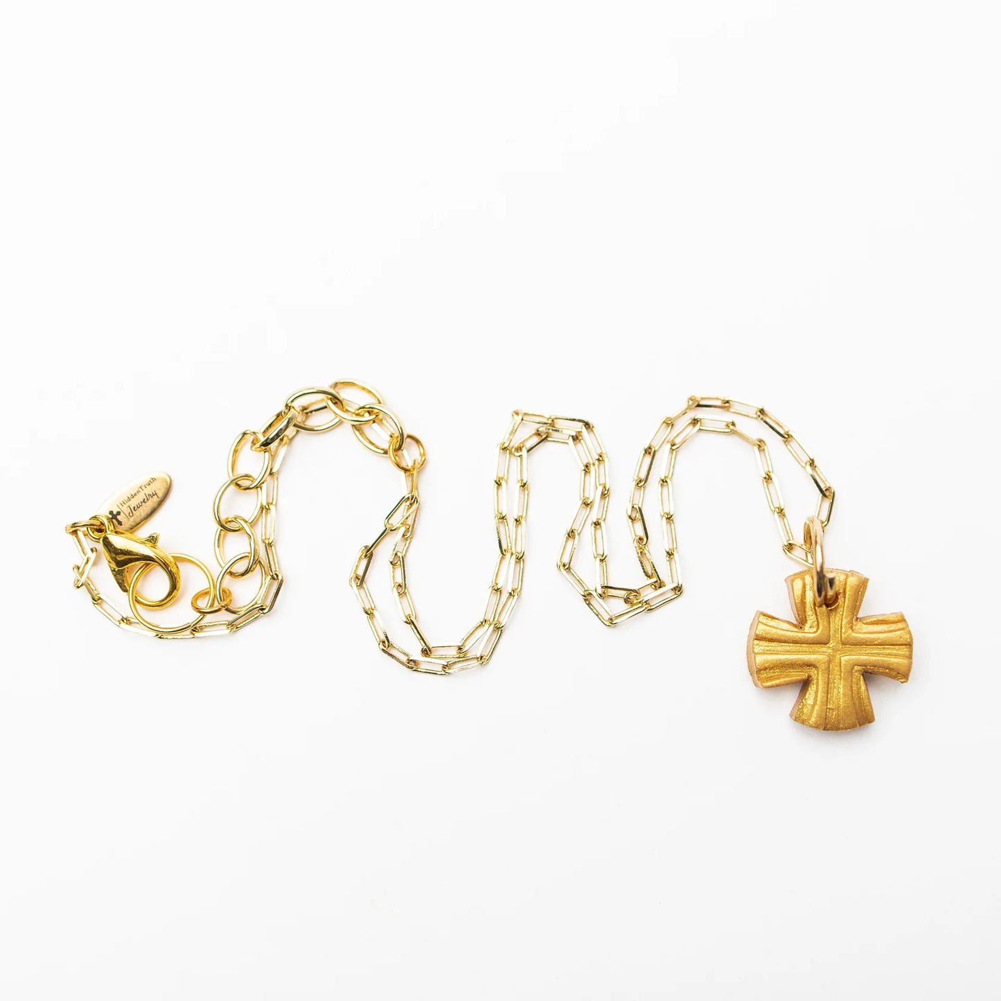 Hidden Truth Jewelry/ Paperclip Chain + Julia Cross
