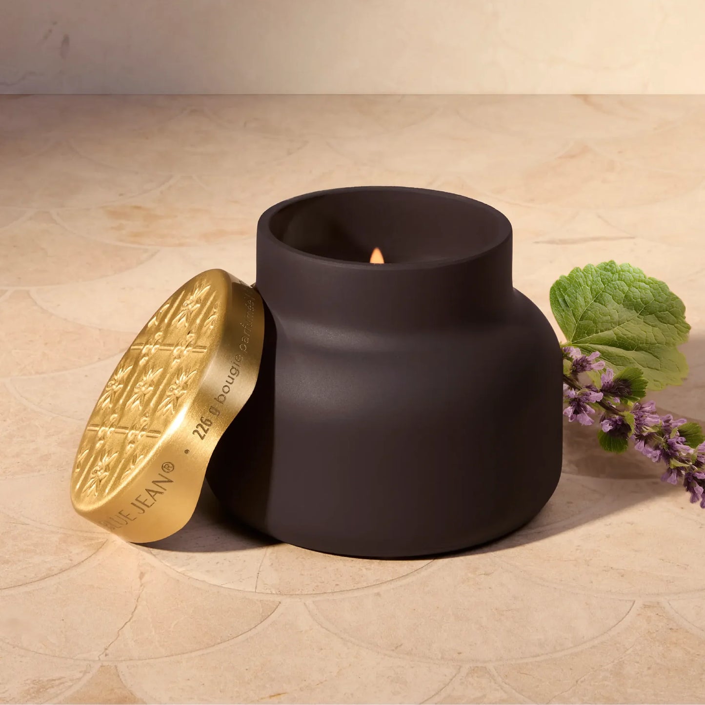 Capri Blue/ Artisan Terrazza Velluto Petite Candle/ Blue Jean