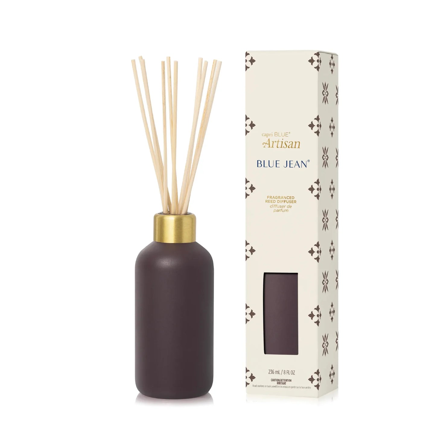 Capri Blue/ Artisan Terrazza Velluto Reed Diffuser/ Blue Jean