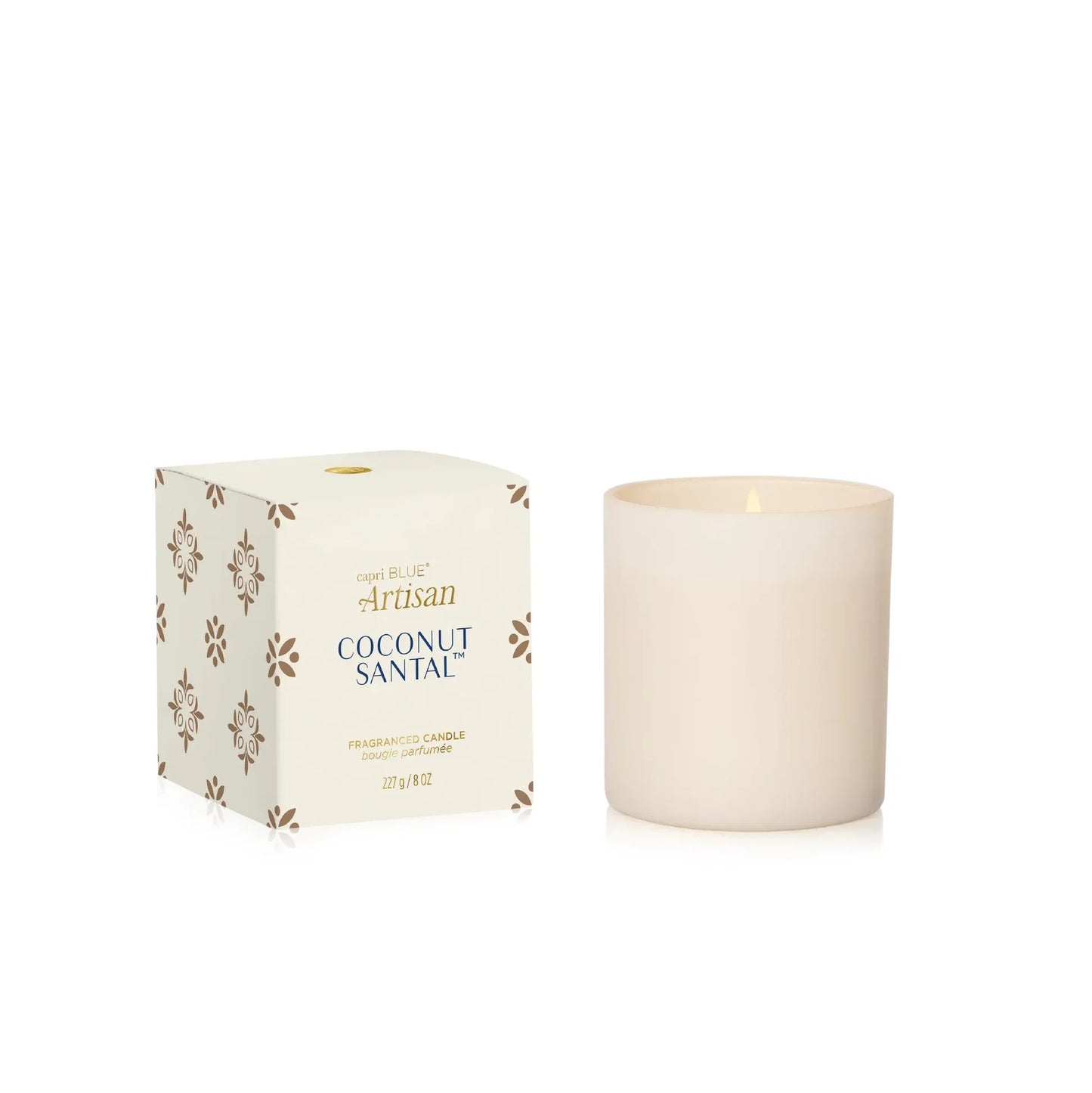 Capri Blue/ Artisan Terrazza Velluto Boxed Tumbler/ Coconut Santal