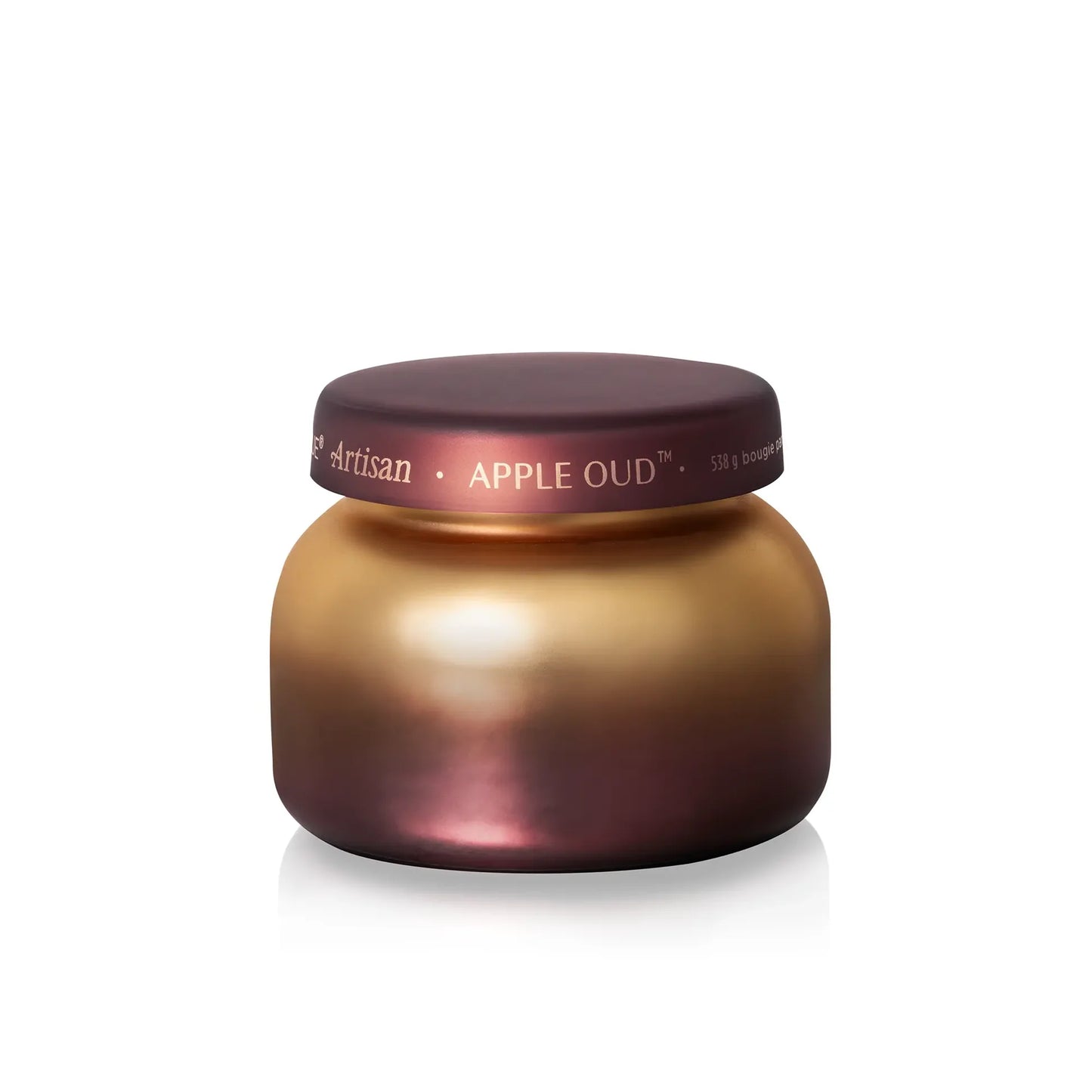 Capri Blue/ Artisian Tuscan Radiance Signature Candle/ Apple Oud
