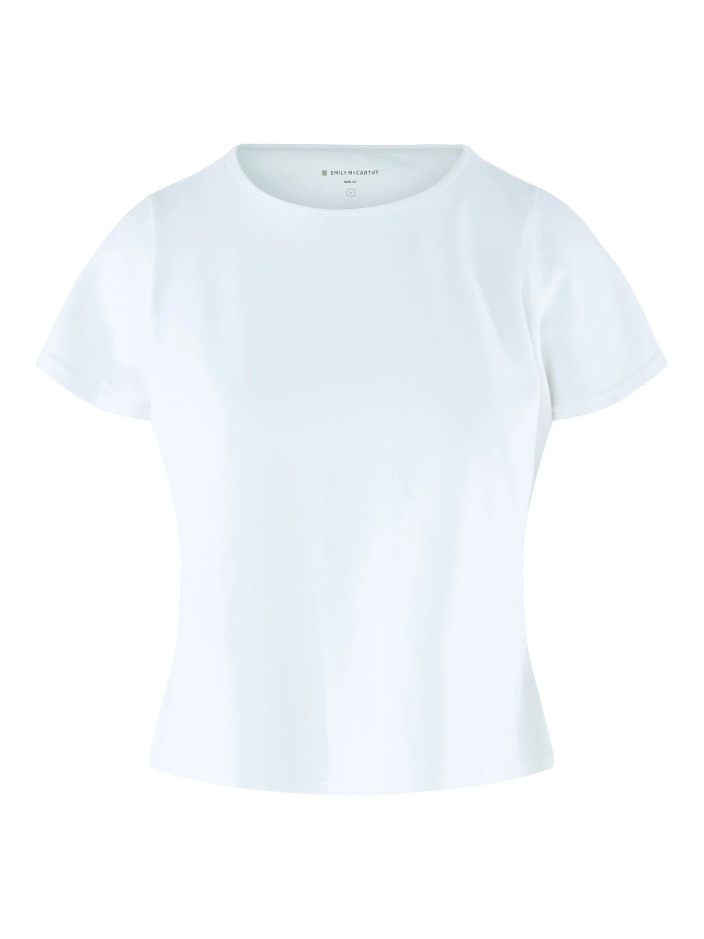 Emily McCarthy/ The Joy Tee/ White
