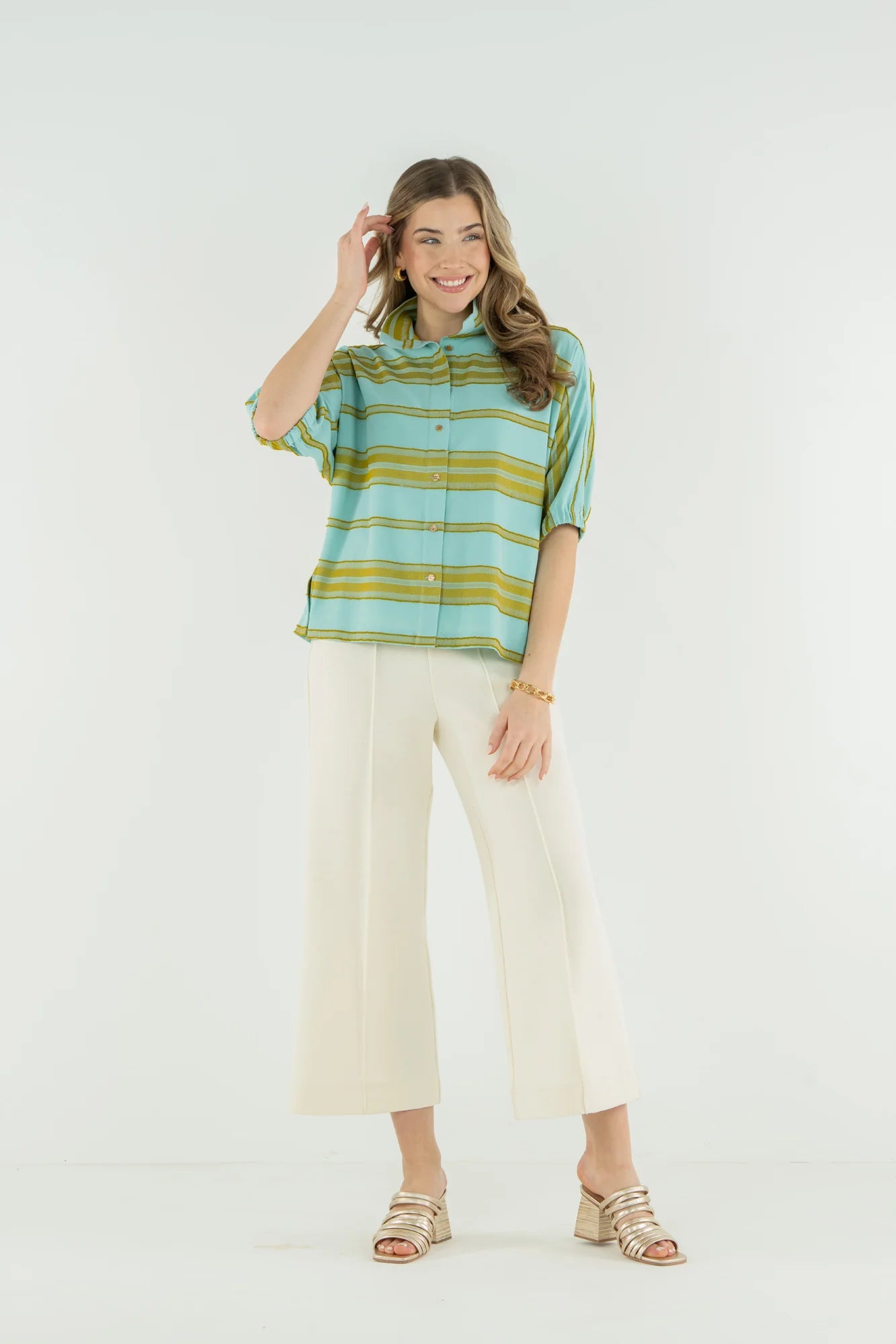 Emily McCarthy/ Bonny Top/ Fringe Stripe