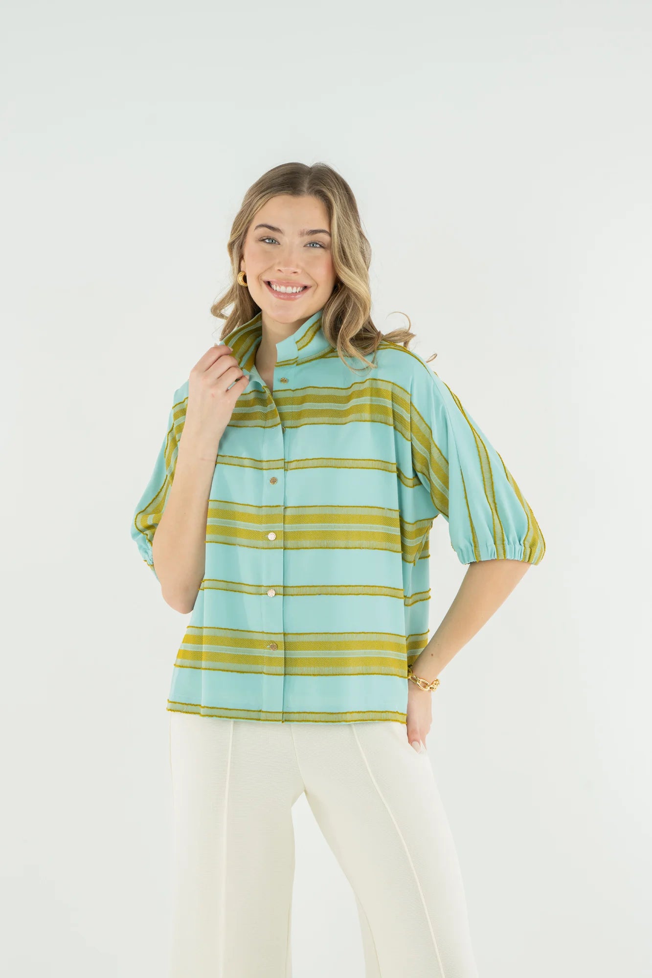 Emily McCarthy/ Bonny Top/ Fringe Stripe