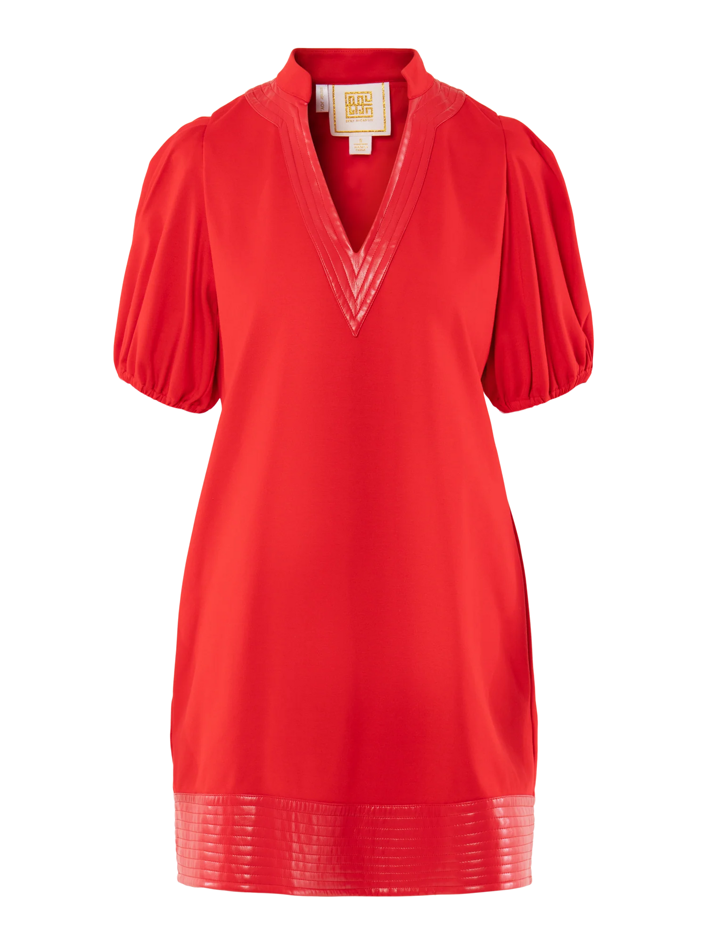 Emily McCarthy/ Hampton Mini Dress/ High Risk Red