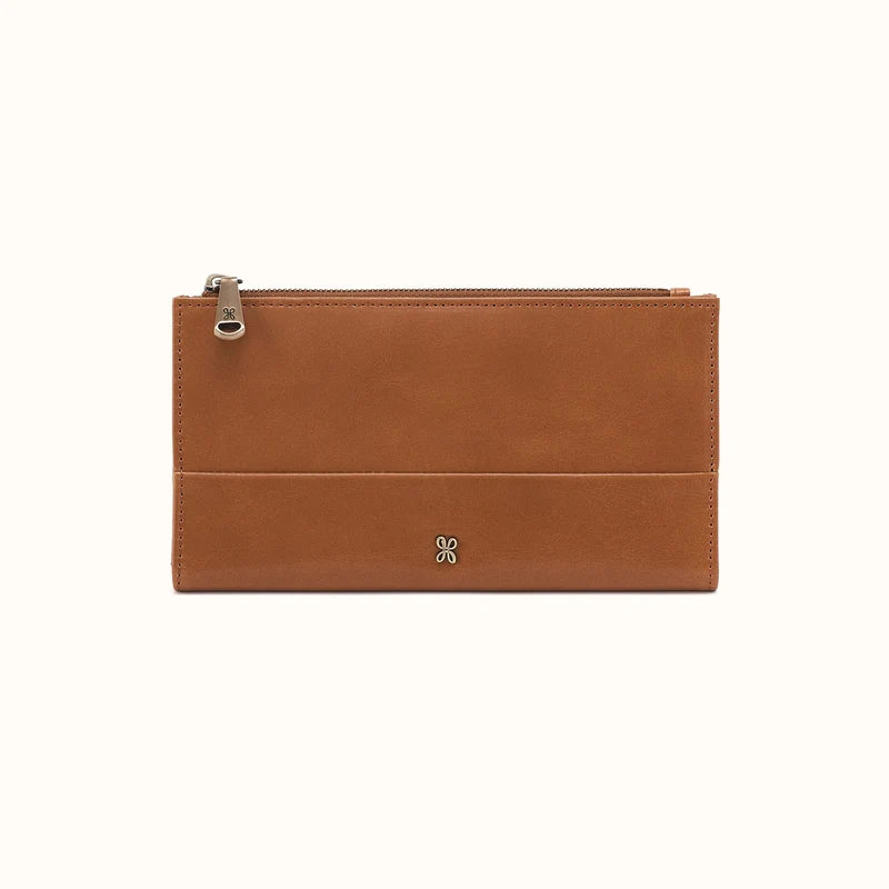 HOBO/ The Jill Large Bifold Wallet/ Truffle