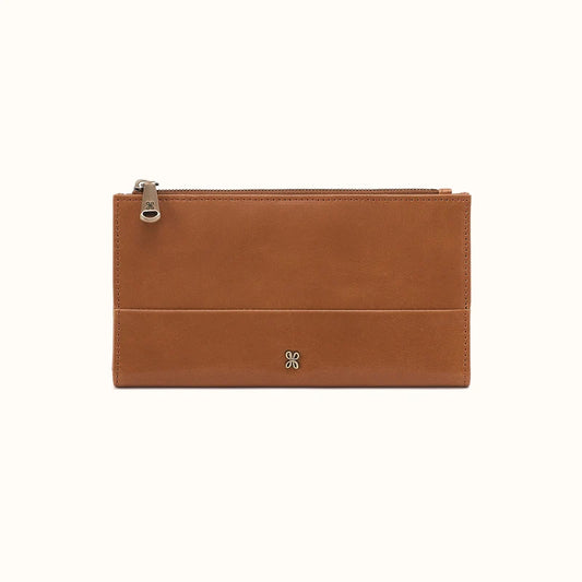 HOBO/ The Jill Large Bifold Wallet/ Truffle