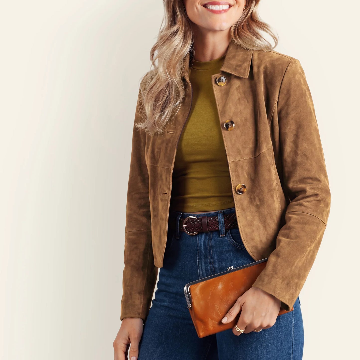 HOBO/ The Lauren Clutch-Wallet/ Truffle