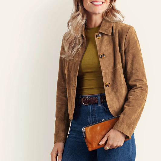 HOBO/ The Lauren Clutch-Wallet/ Truffle