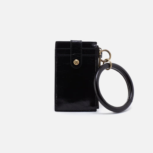 HOBO/ Ring Credit Card Wristlet/ Black