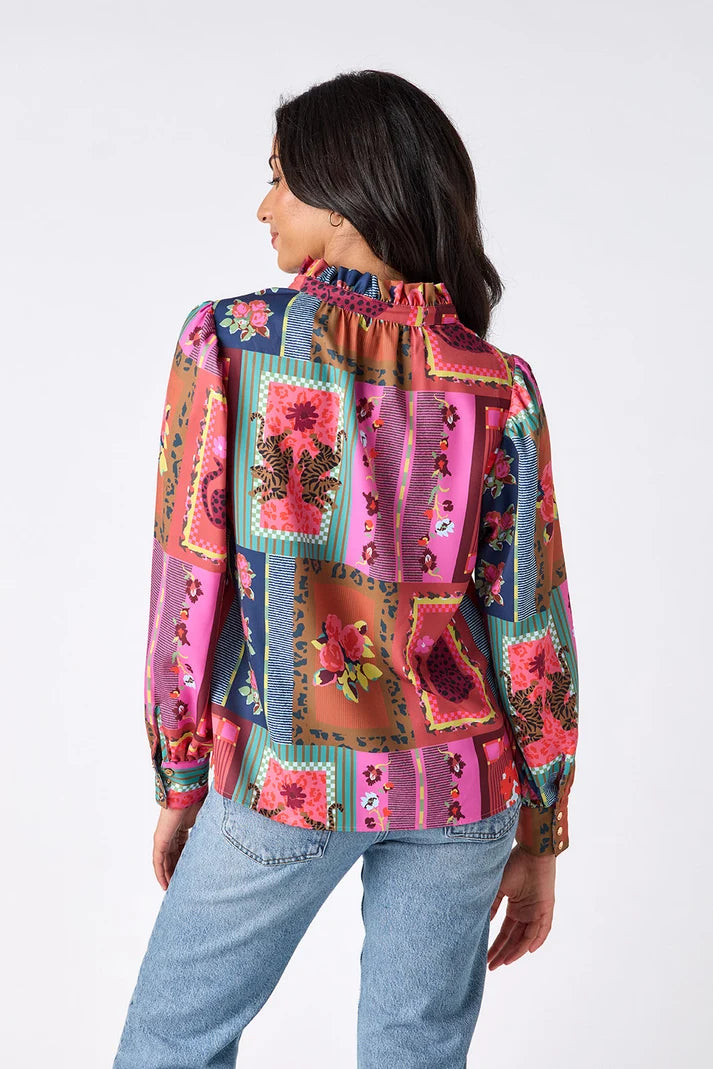CROSBY/ The Lyla Blouse/ Vintage Vignette