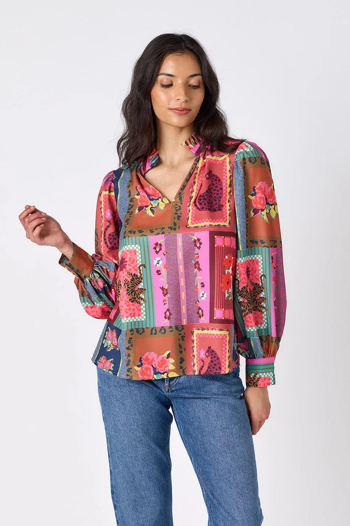 CROSBY/ The Lyla Blouse/ Vintage Vignette
