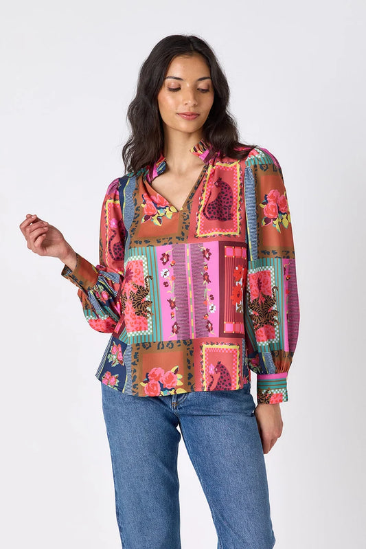 CROSBY/ The Lyla Blouse/ Vintage Vignette