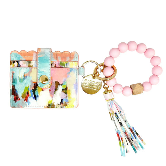 Laura Park/ Keychain Wristlet Wallet/ Brooks Avenue