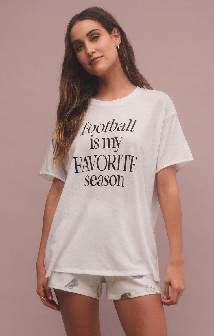 ZSupply/ Boyfriend Football Tee/ final sale