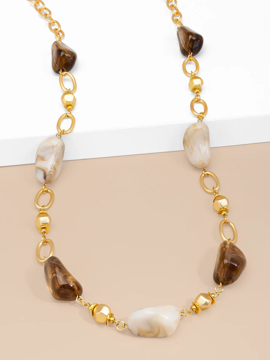The Alina Chunky Long Necklace