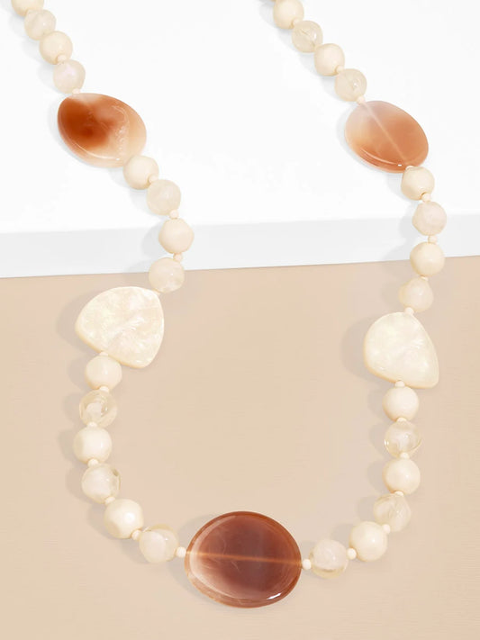 The Estelle Mixed Bead Long Necklace