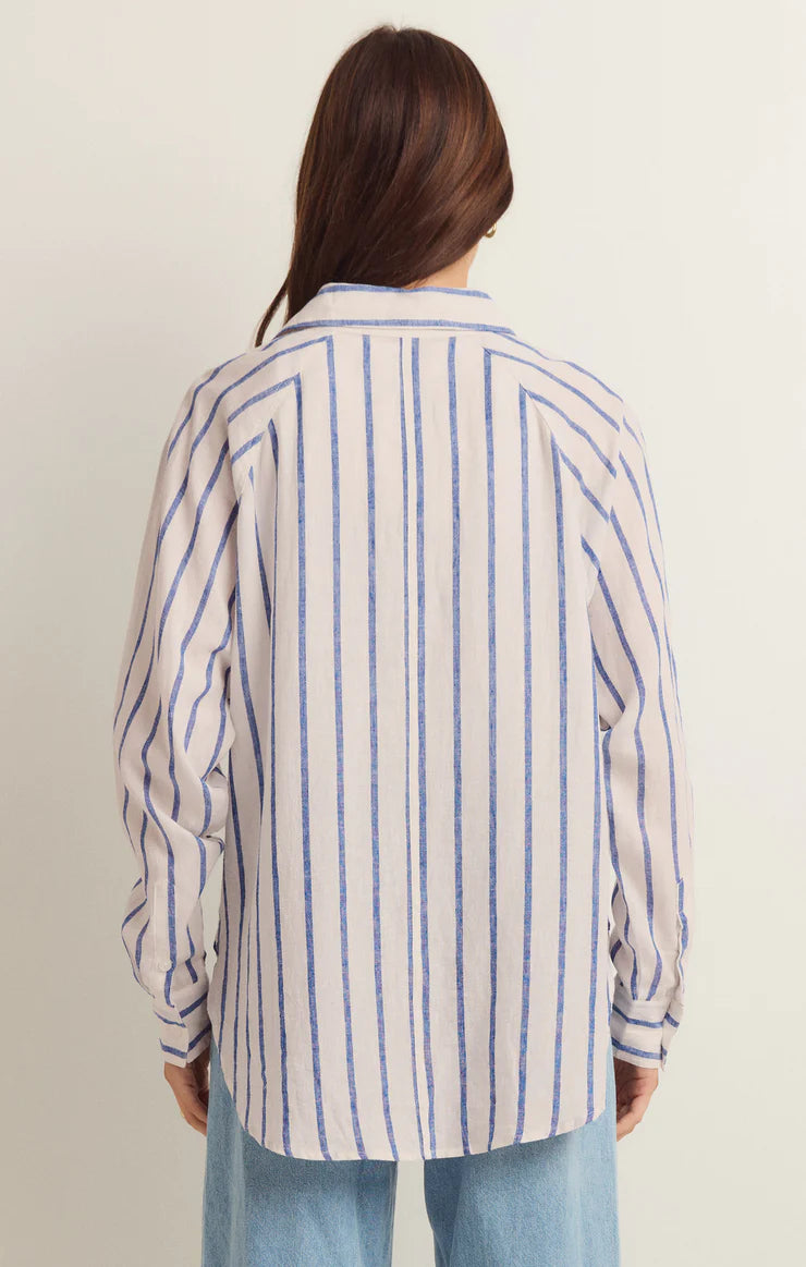 ZSupply/ Perfect Linen Stripe Top