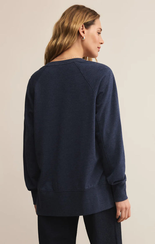 ZSupply/ The V-Neck Weekender/ Sapphire Blue/ FINAL SALE