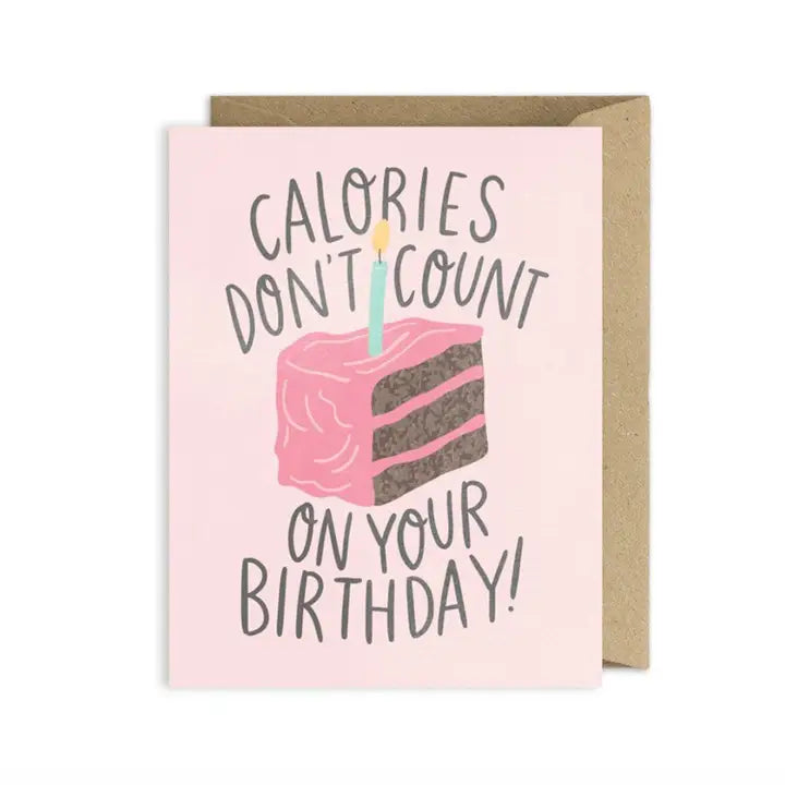 Calorie Don't Count Card