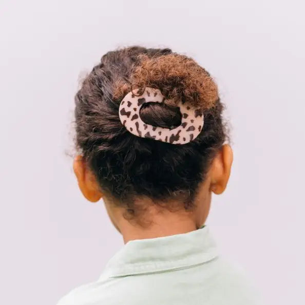 TELETIES/ Flat Round Hair Clip/ Small
