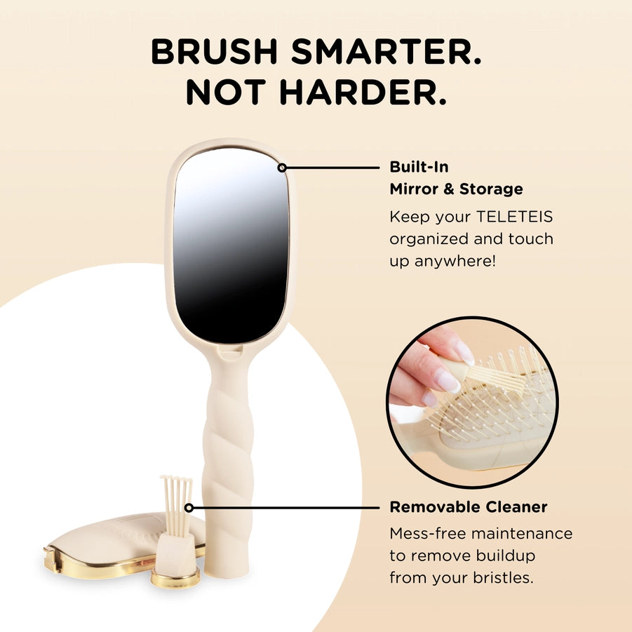 TELETIES/ Detangler Hair Brush/ Medium Hair